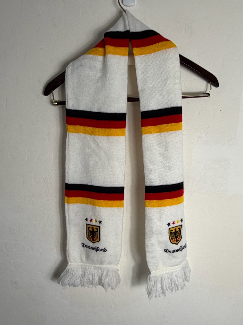 Deutschland scarf acrylic one size vintage very rare Vinatge